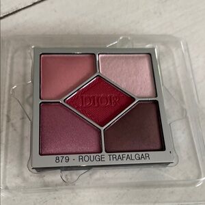 Dior Pink and Red Eyeshadow Palette Geometric Design